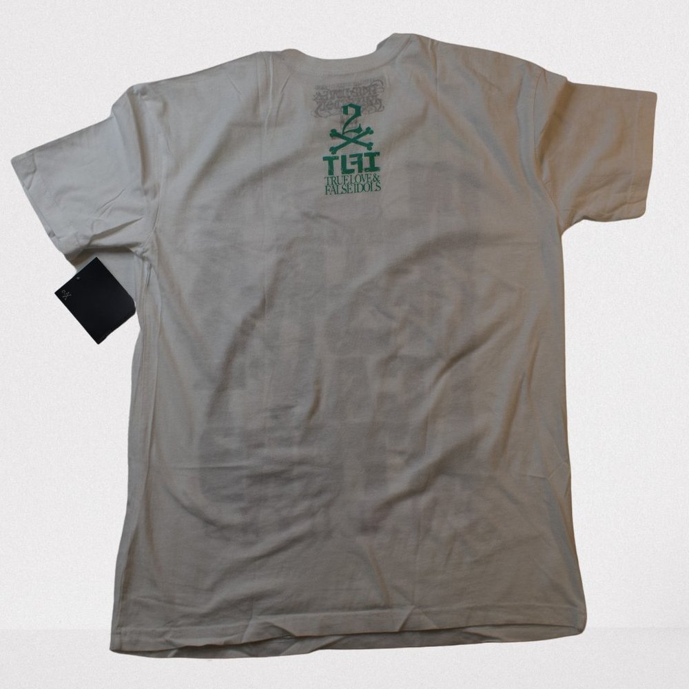 True Love False Idols Mens TLFI In Love With A Lifestyle White Shirt NewXL - Picture 2 of 6